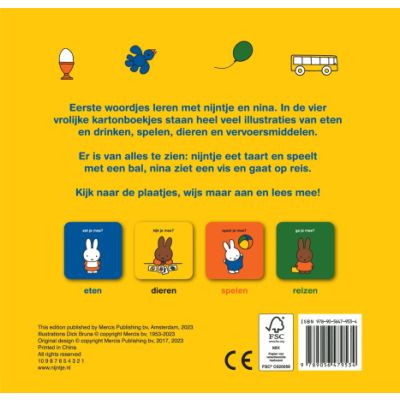 Nijntje Cadeaubox Nijntje En Nina Eerste Woordjes