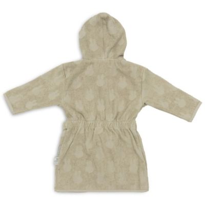 Jollein Miffy Jacquard Badjas - Badstof -  3-4 jaar - Olive Green