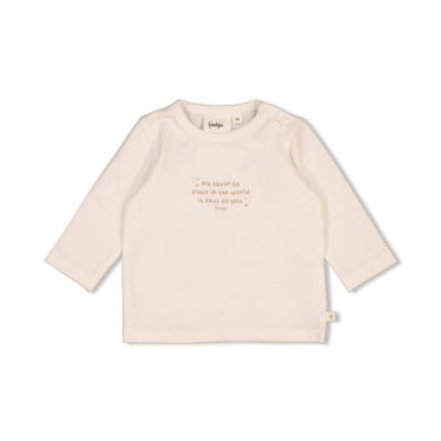 Feetje Longsleeve The Magic is in You Offwhite Taupe 74