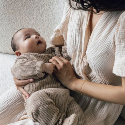 Feetje Sweater Gebreid The Magic is in You Taupe 68