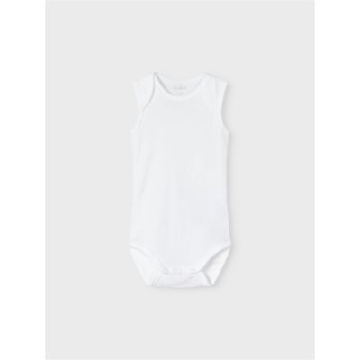 Name It Romper Zonder Mouw 3-Pack Bright White 68