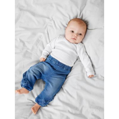 Name It Romper Needledrop 2-Pack Bright White 62