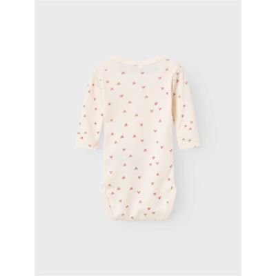 Name It Romper Hearts 2-Pack Buttercream 68