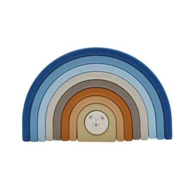 Moover Toys Siliconen Regenboog Beer Blauw



