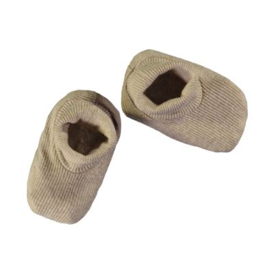 Babylook Slofjes Rib Sand Melee