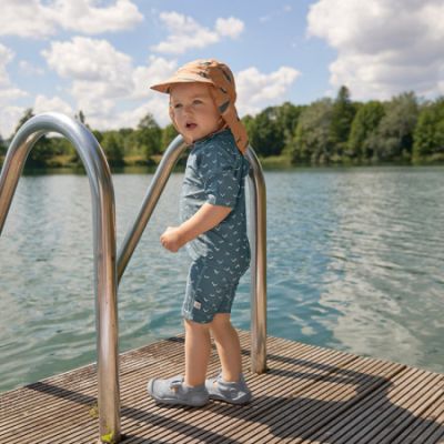 Lässig Sunsuit UV Korte Mouw Jags blue