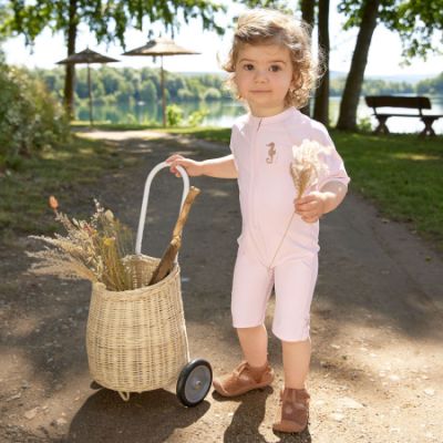 Lässig Sunsuit UV Korte Mouw Seahorse Light Pink