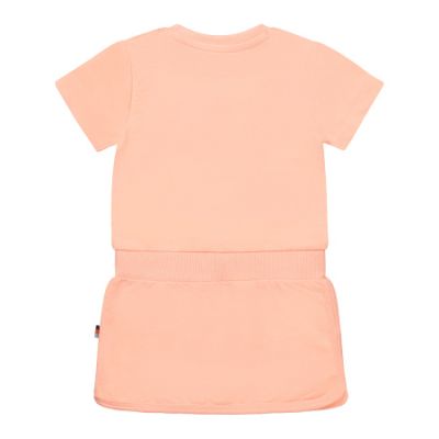 Dirkje Jurk Korte Mouw Flamingo Bright Peach 62