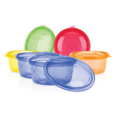 Nûby Herbruikbare Kommetjes 300ml (6 stuks)