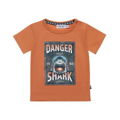Dirkje T-Shirt Korte Mouw Shark Faded Orange 68