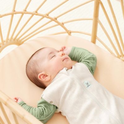 Ergopouch Cocoon Inbaker Slaapzak Oatmeal Marle 1,0 Tog 0-3mnd