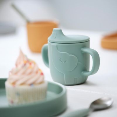 Done By Deer Spout Cup Peekaboo Elphee Blue