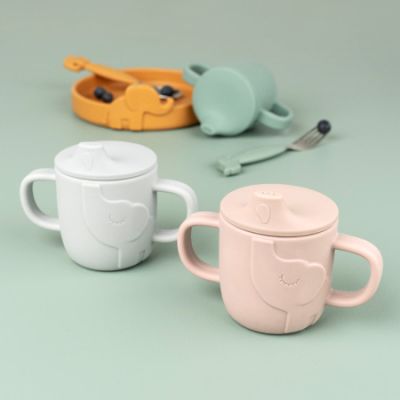 Done By Deer Spout Cup Peekaboo Elphee Blue