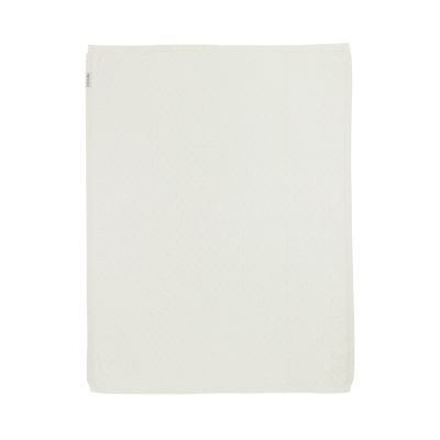 Meyco Wiegdeken Ajour Bamboe Offwhite 75 x 100 cm