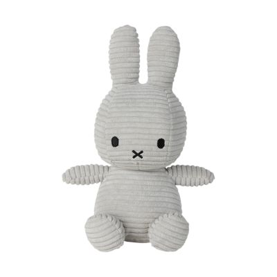 Nijntje Corduroy Knuffel - 23 cm - ECO - Soft Grey