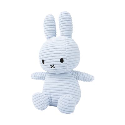 Nijntje Corduroy Knuffel - 23 cm - ECO - Ice Blue