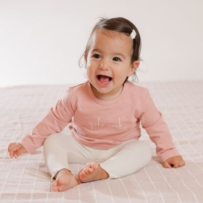 Babylook Girls Rock T-Shirt - Maat 74 - Pale Blush