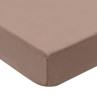 Jollein Hoeslaken Jersey - 40/50x80/90 cm - 2 Stuks - Milky Coffee/Ivory