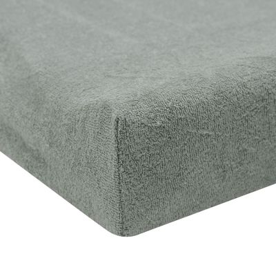 Jollein Aankleedkussenhoes Badstof 50x70cm - Sea Green/Ivory - 2 Stuks