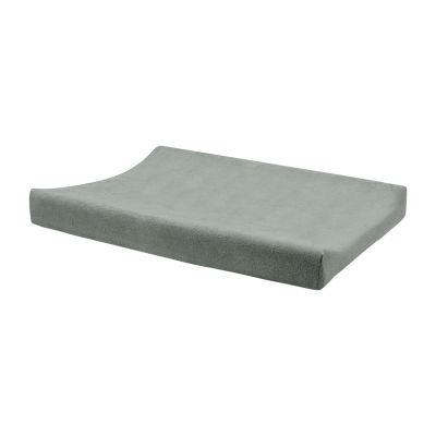 Jollein Aankleedkussenhoes Badstof 50x70cm - Sea Green/Ivory - 2 Stuks