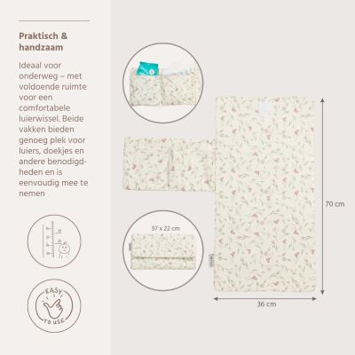 Meyco Verschoonmatje - Flower - Multicolour