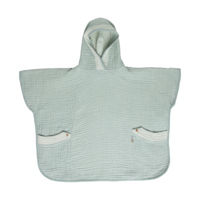 Bebe-Jou Pure Cotton Poncho - Green