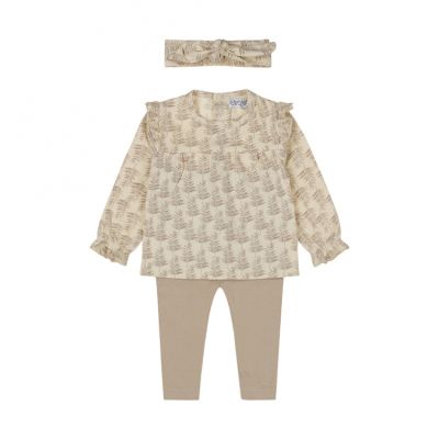 Dirkje 3-Delige Set - Maat 56 - Offwhite