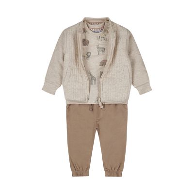 Dirkje 3‑Delige Set – Maat 56 – Pebble