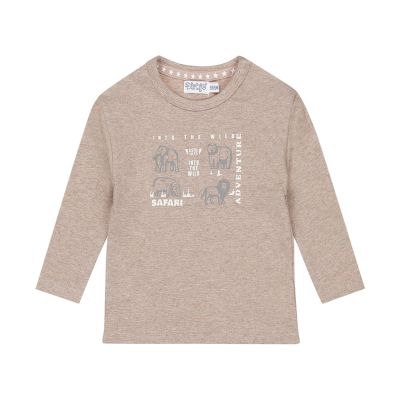 Dirkje T‑Shirt LS – Faded Brown