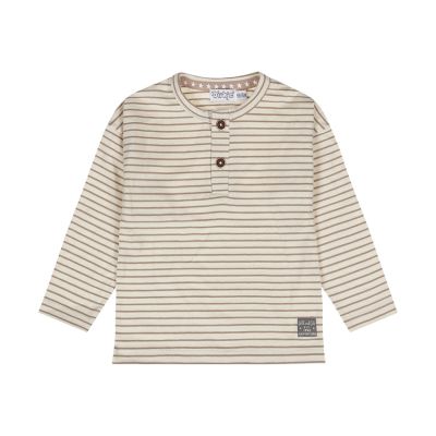 Dirkje Stripes T-shirt - Maat 56 - Offwhite