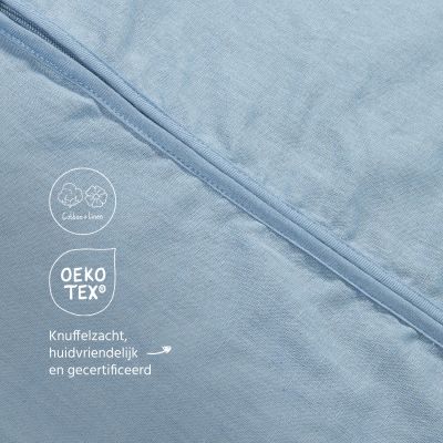 Meyco Studio Jumper Ongevoerd Linnen Jeans Blue 80 cm