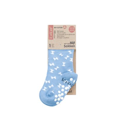 KipKep Blijf-Sokjes - 12-18 Mnd - Antislip - 1-Pack - Party Blue
