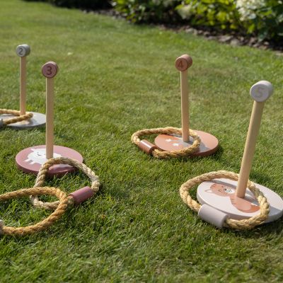 Jep! Kids Ring Toss - Taupe/Pink