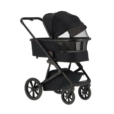 Qute Q-Rider Plus Kinderwagen 4-in-1 Midnight Black | Maxi-Cosi Cabriofix i-Size Essential Black