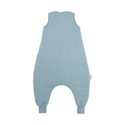 Meyco Slaapzak Jumper Gevoerd Pre-Washed - 92 cm - Hydrofiel - Jeans Blue