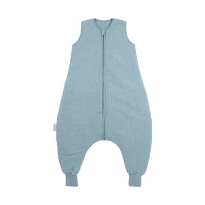 Meyco Slaapzak Jumper Gevoerd Pre-Washed - 104 cm - Hydrofiel - Jeans Blue 