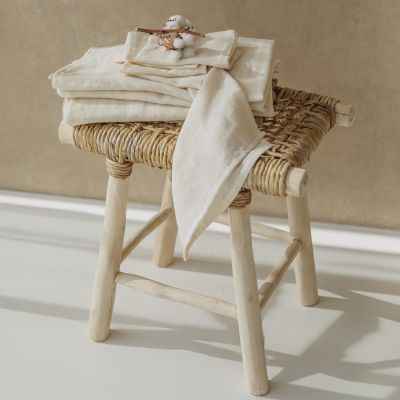 Meyco Hydrofiele Doeken - 6 Stuks - 30 x 30 cm - Nature 