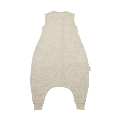 Meyco Baby Slaapzak Jumper - Studio - Merinowol - Sand Melange - 80 cm