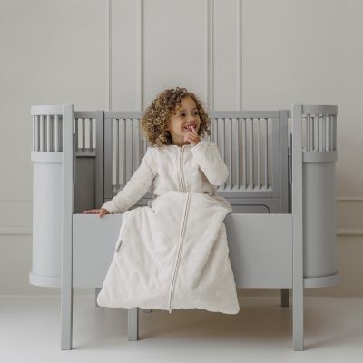 Meyco Studio Slaapzak Gevoerd - 70 cm - Jacquard Badstof - Clouds Natural