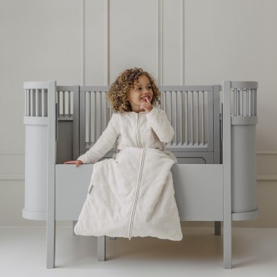 Meyco Studio Slaapzak Gevoerd - 110 cm - Jacquard Badstof - Clouds Natural 
