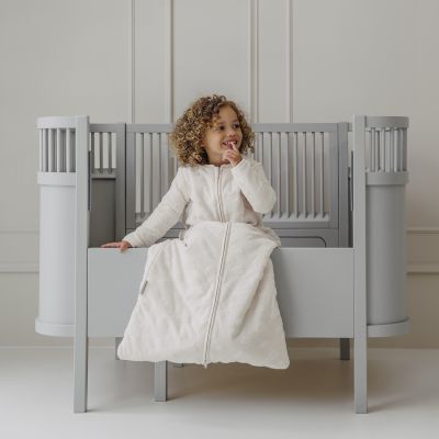 Meyco Studio Slaapzak Gevoerd - 60 cm - Jacquard Badstof - Clouds Natural