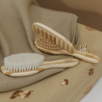 Meyco Kapset - 3-Delig - Bamboe - Stripe Natural/Walnut 