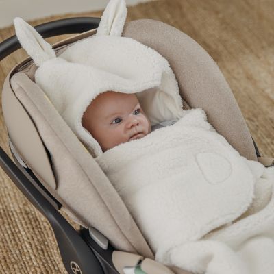 Meyco Rabbit Wikkeldeken - Teddy - Natural