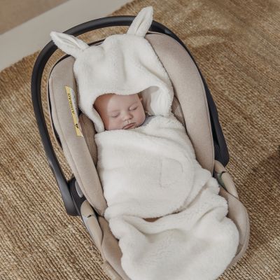 Meyco Rabbit Wikkeldeken - Teddy - Natural