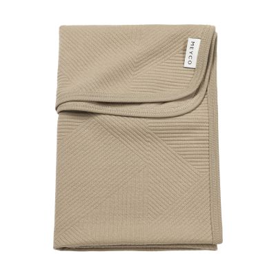 Meyco Pure Deken Gebreid - 75 x 100 cm - Jacquard