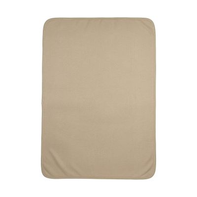 Meyco Pure Deken Gebreid - 75 x 100 cm - Jacquard - Taupe 