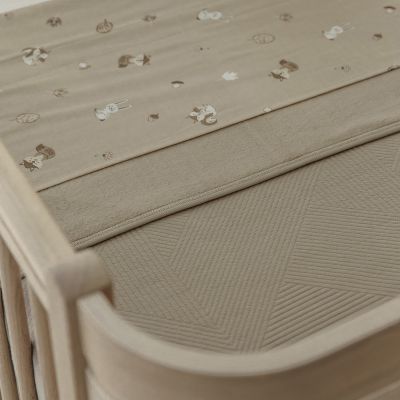 Meyco Gebreide Jacquard Flannel Deken – 75x100 cm – Pure Taupe