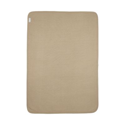 Meyco Gebreide Jacquard Flannel Deken – 100x150 cm – Pure Taupe