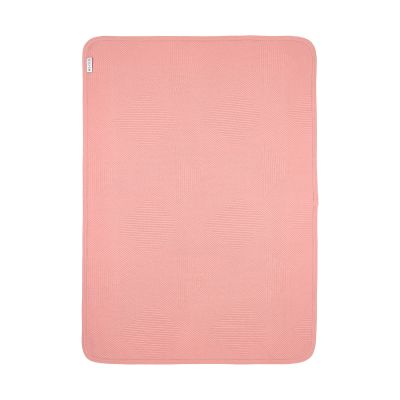 Meyco Gebreide Jacquard Flannel Deken – 75x100 cm – Pure Rose