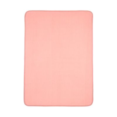 Meyco Gebreide Jacquard Flannel Deken – 100x150 cm – Pure Rose